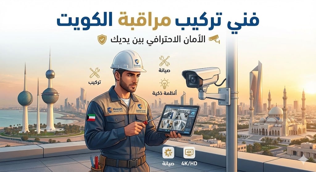 فني تركيب كاميرات مراقبة الكويت