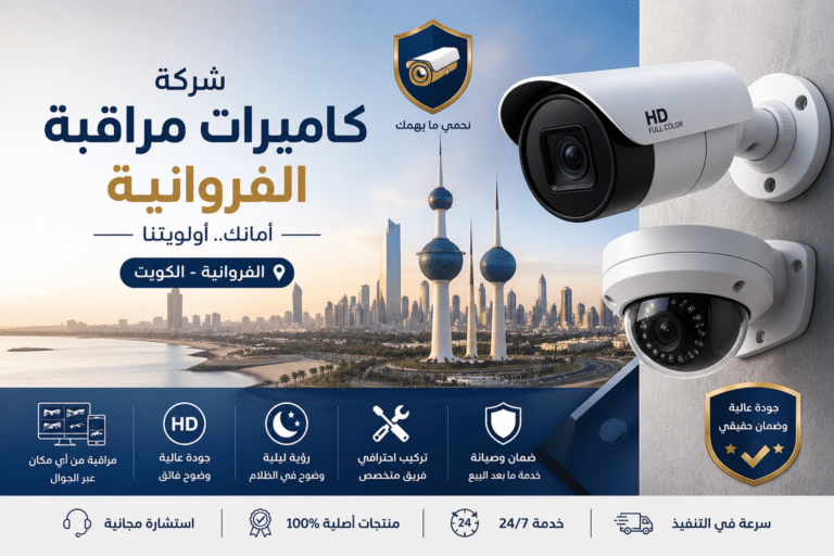 شركة كاميرات مراقبة الفروانية الكويت